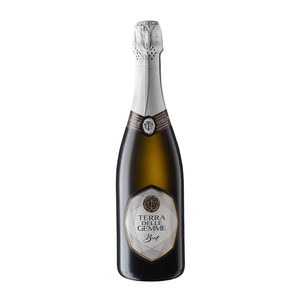 Wino musujące Terra Delle Gemme Brut 12% białe wytrawne 750 ml