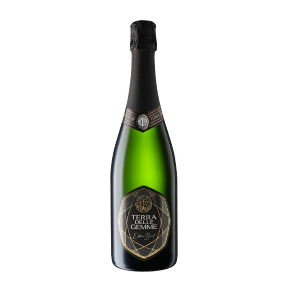 Wino musujące Terra Delle Gemme Extra Brut 12,5% białe wytrawne 750 ml